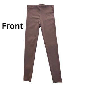 H&M Beige Skinny Legging Women's Size Large Ribbed Pants Ankle